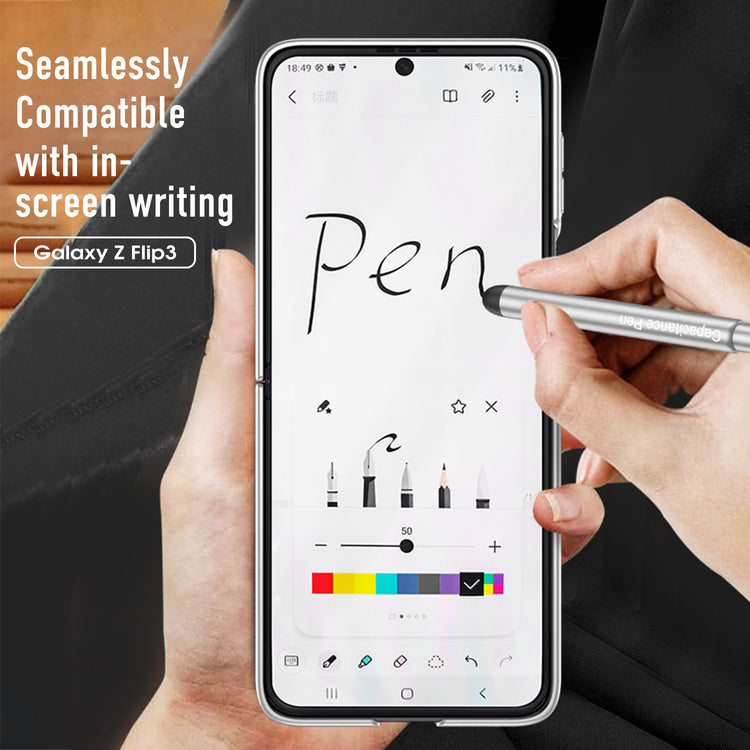 Samsung Galaxy Z Flip3 case, foldable phone case, magnetic phone cover, stylus phone case, protective phone case, slim phone case, Galaxy Z Flip3 accessories, magnetic mount compatible case, anti-slip grip case, premium phone case, ergonomic phone cover