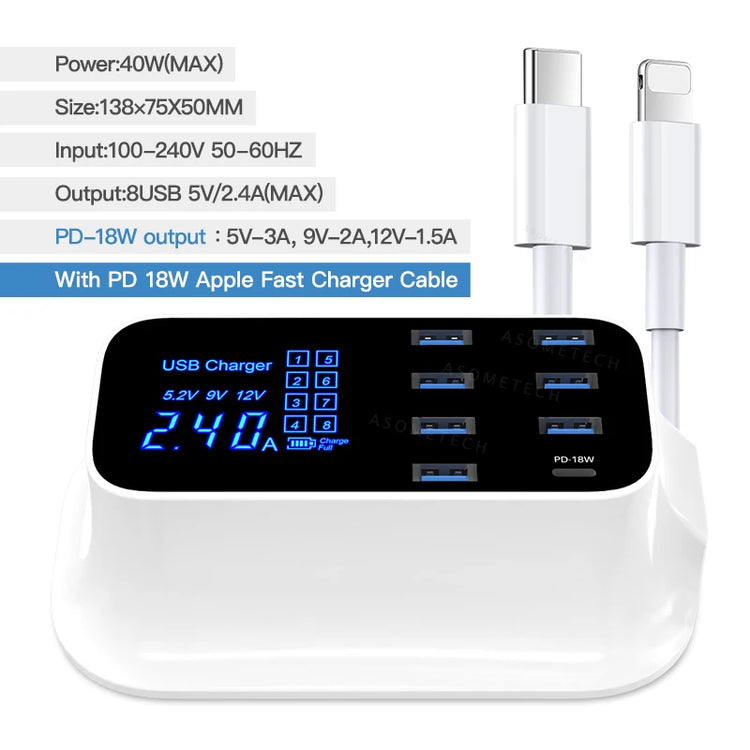 8-Port Quick Charge