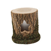 Christmas Wooden Tree House Desk Lamp with LED Light