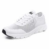 Women Mesh Sneakers – Lightweight Breathable Casual Shoes in white color with mesh fabric and non-slip sole.