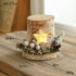 Christmas Wooden Tree House Desk Lamp with LED Light